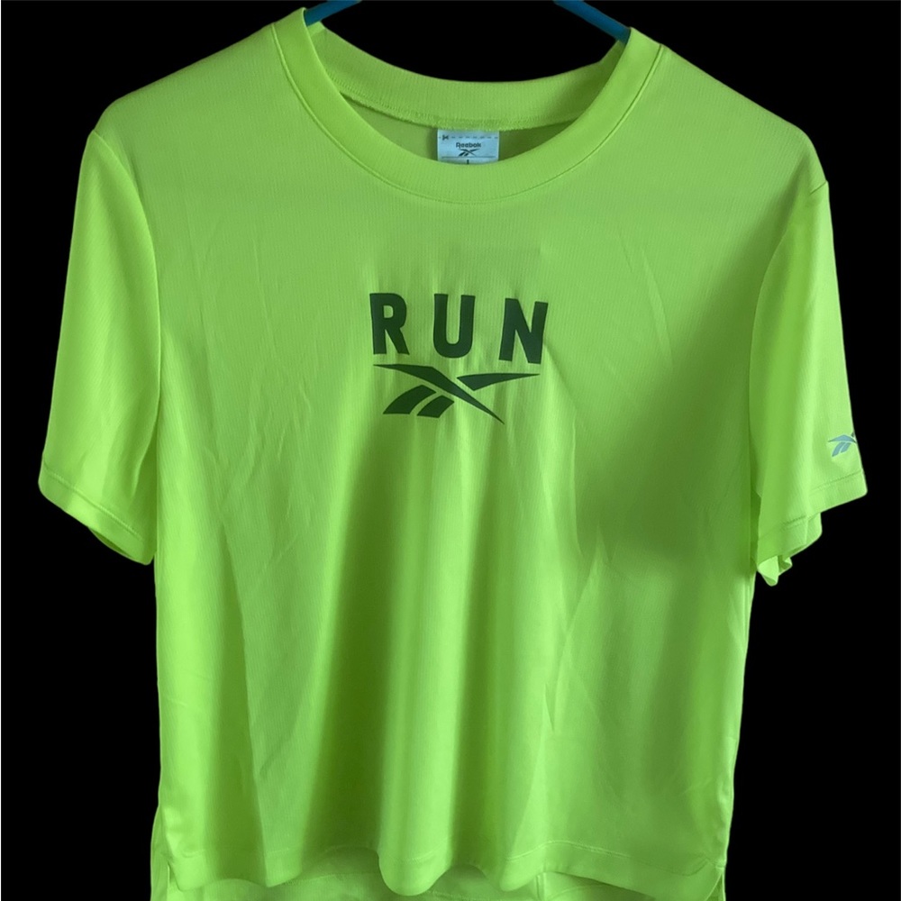 Reebok yellow High Visibility shirt size Large NWT